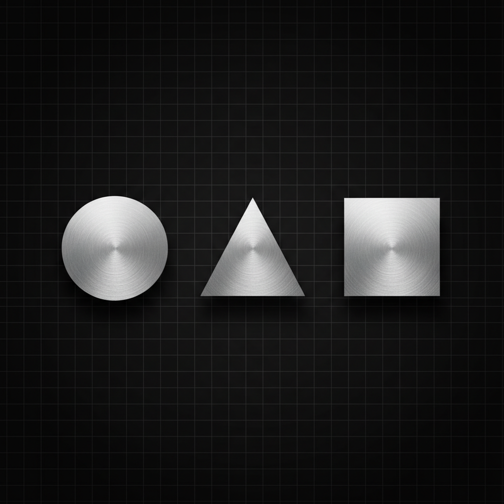 Basic geometric primitives for logo design