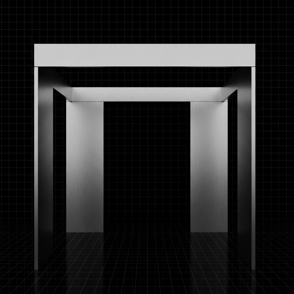 Simple rectangular panels for conference booth